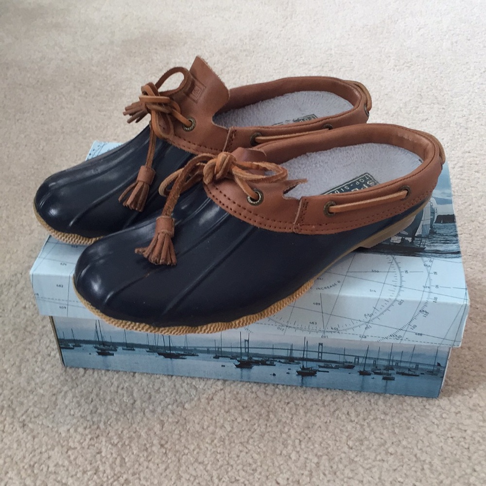 Sperry slide-on, Top-sider Duck Boots!